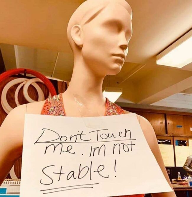 I identify as this mannequin