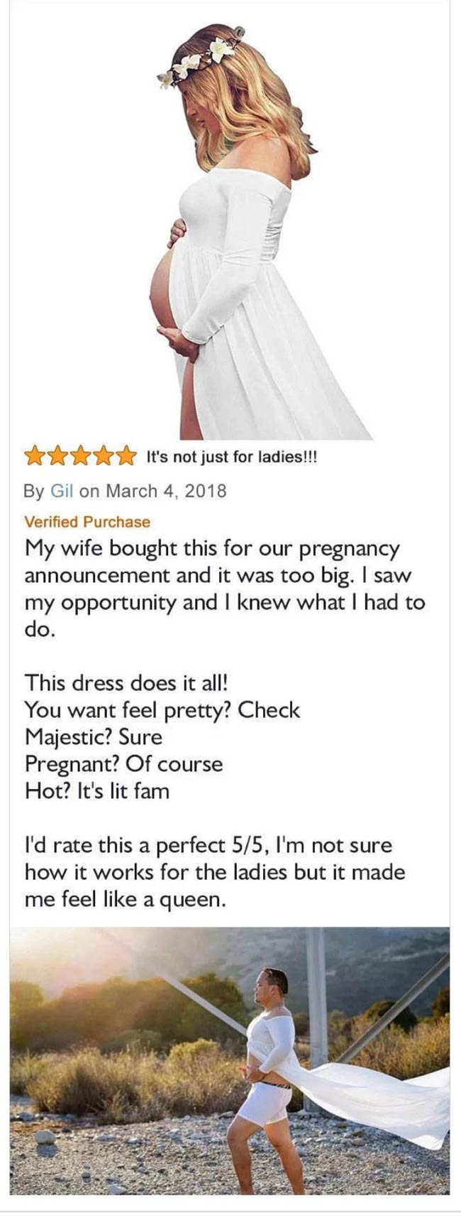 This man's Amazon review is glorious!