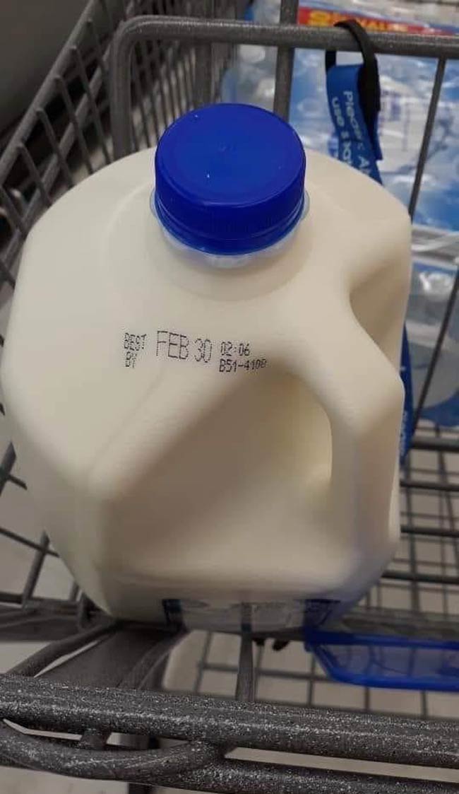 My milk will never expire!