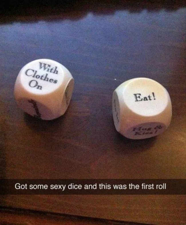 Sexy dice..