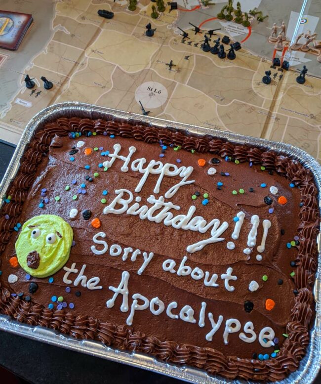 Apocalypse Birthday Cake
