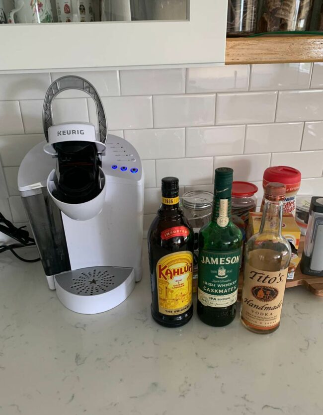 My work from home coffee station