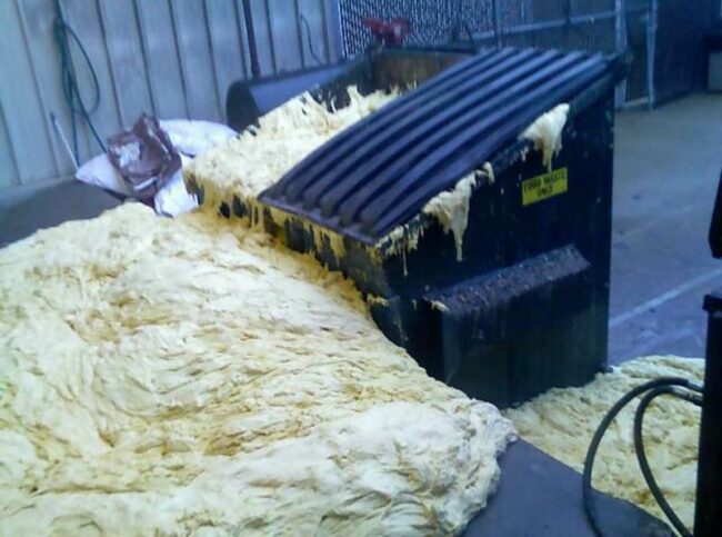 Yeast doesn’t stop working just because it’s in the dumpster!