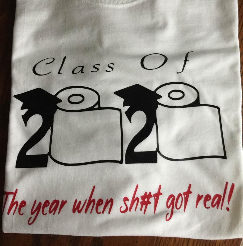 Class of 2020 graduation tees