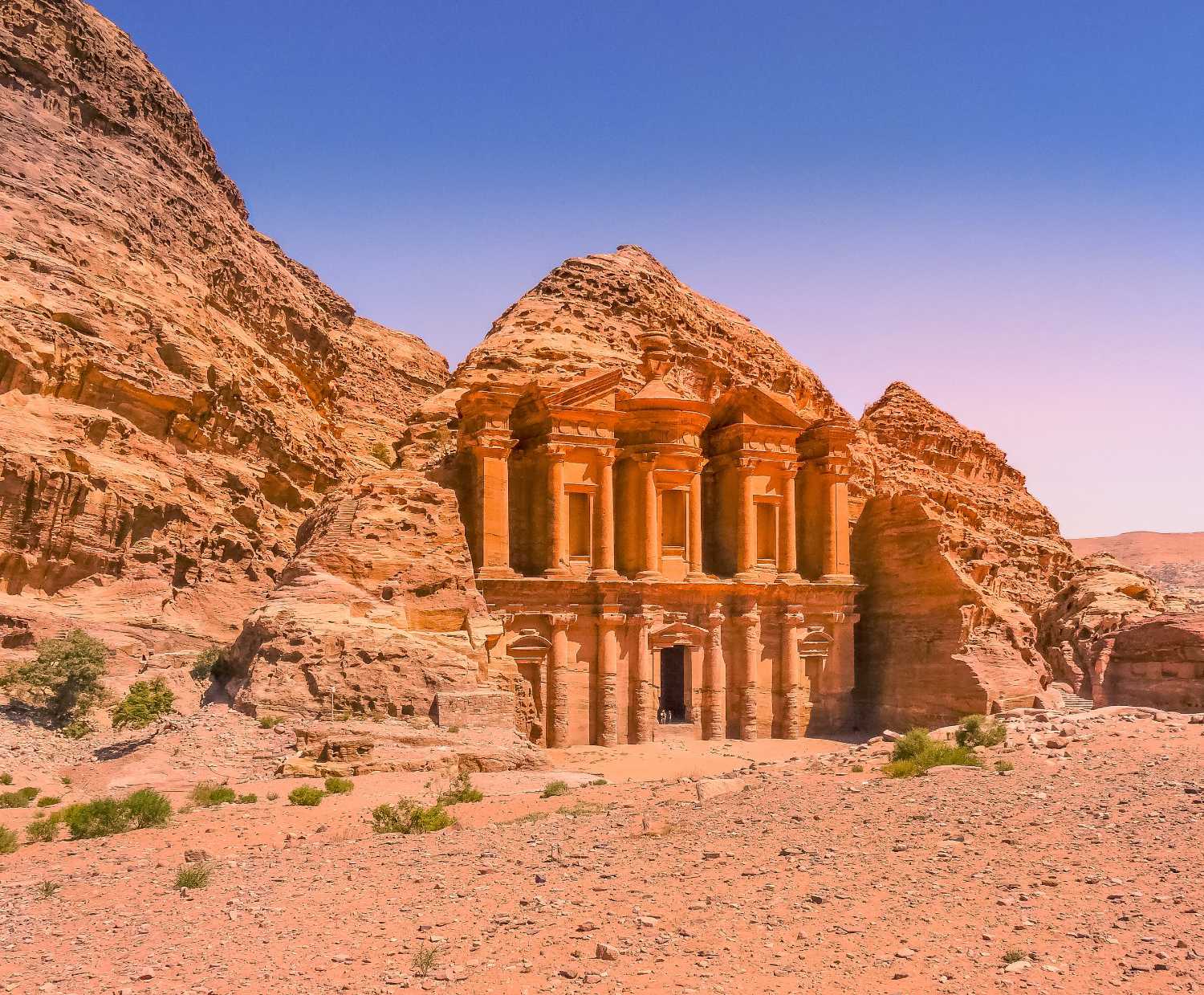 Ad Deir The Monastery in Petra, Jordan