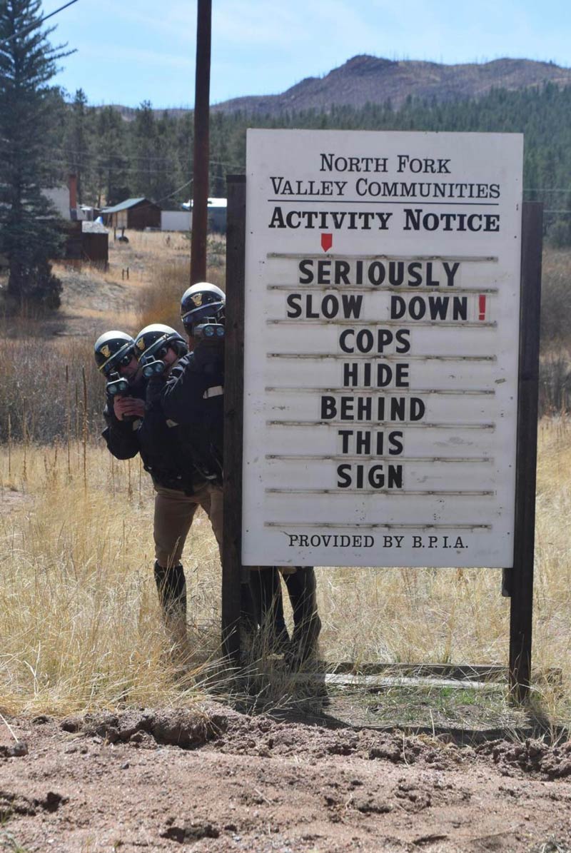 Local sheriff department has a good sense of humor