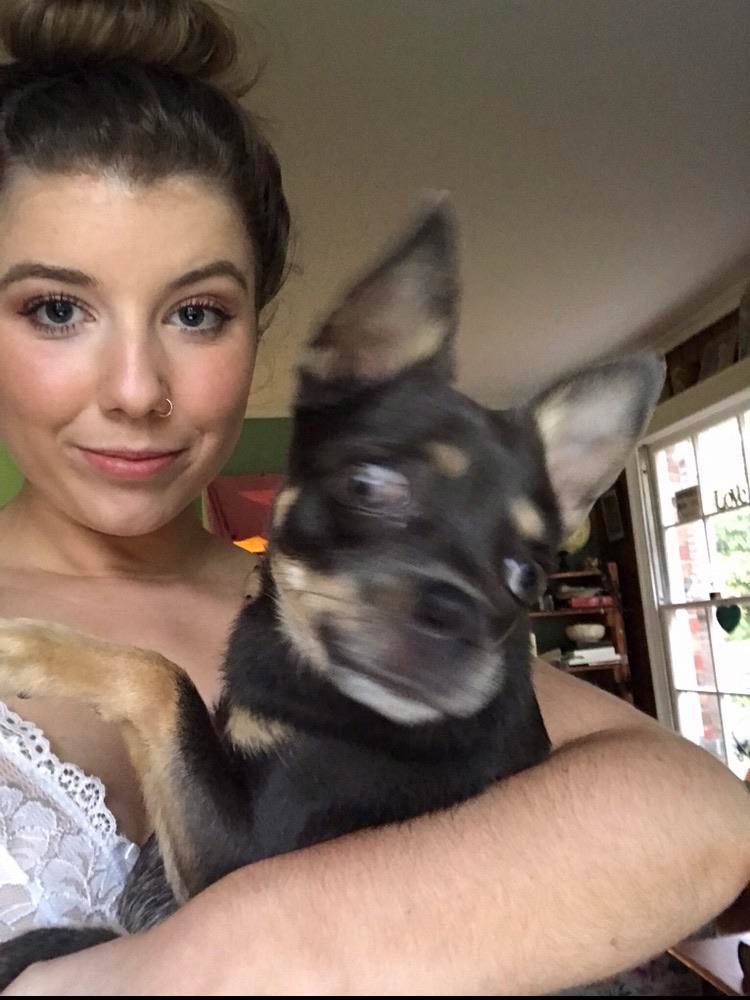 Cute photo with my dog didn’t quite work out