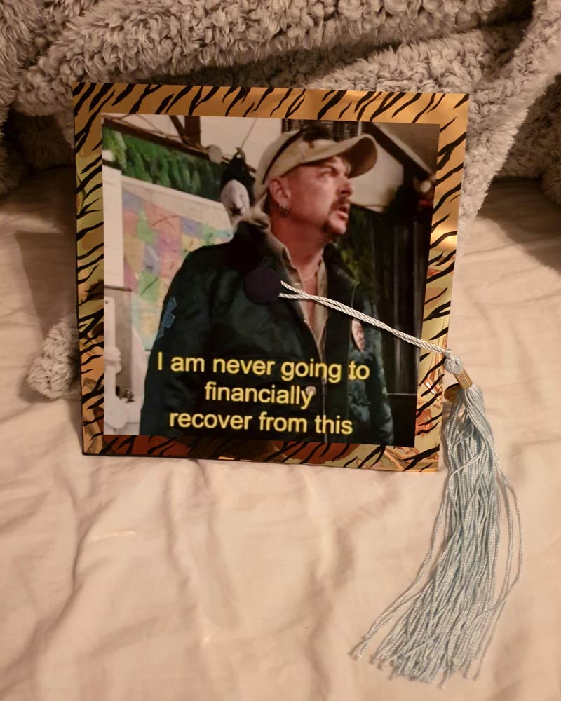 I graduate from my master's program next Sunday, so I thought this would be appropriate