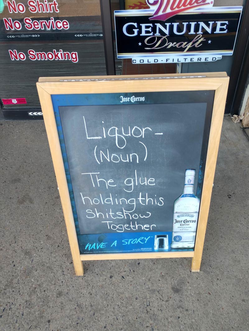 My local liquor store