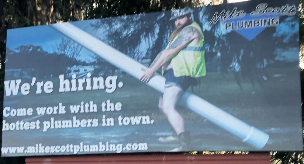 This billboard, seen in Florida