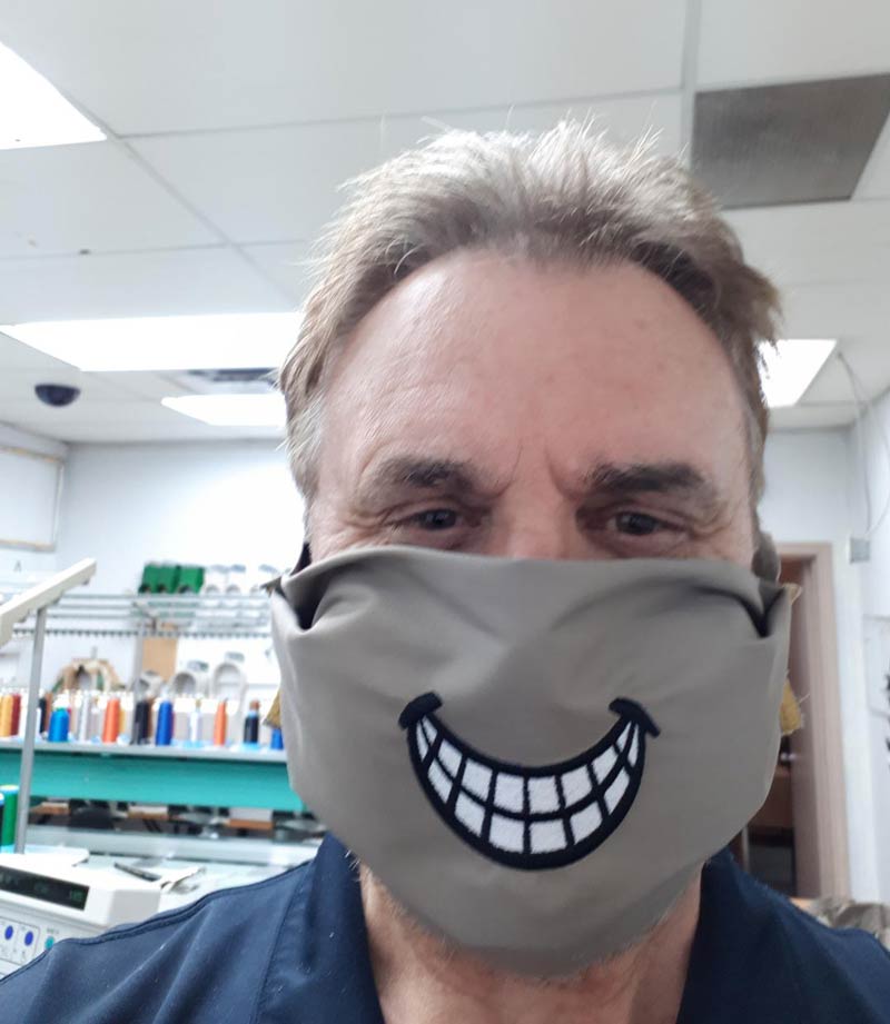 My dad made himself a new mask