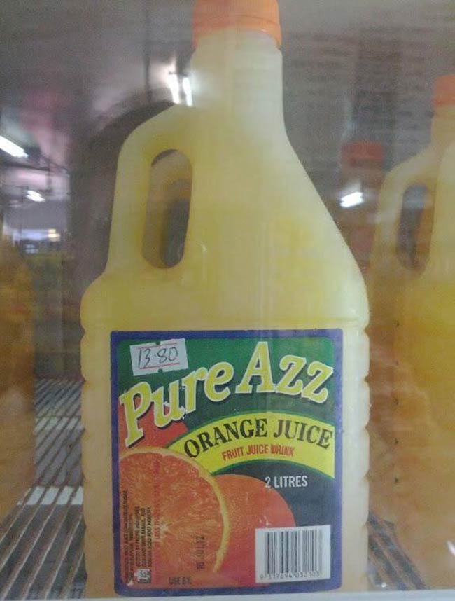 This juice tastes like