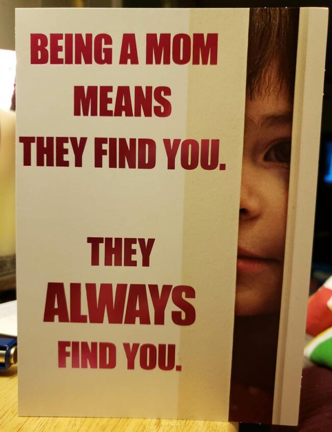 This card I got for Mother's Day