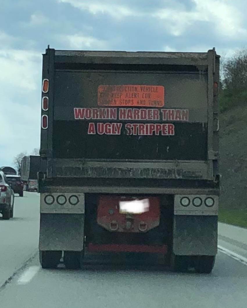 A coal truck I was behind today