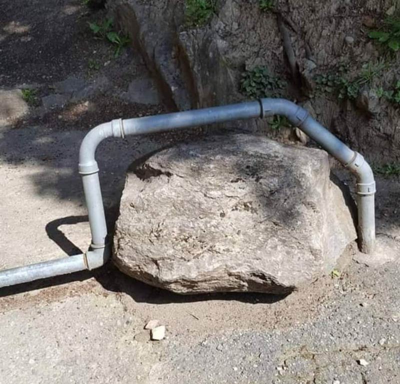 They pay me to build pipes, not to move rocks