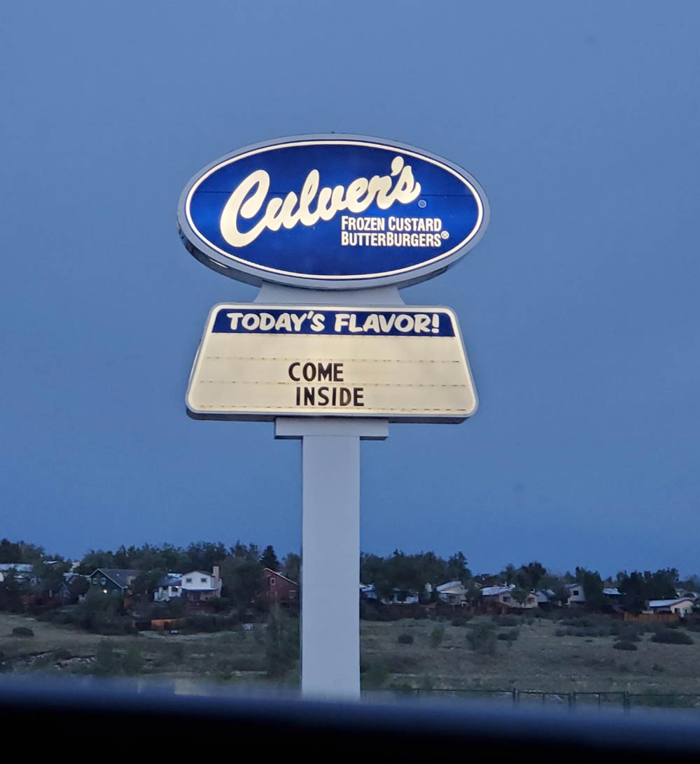 Culver's flavor of the day!