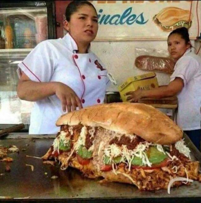 And a diet Coke please..