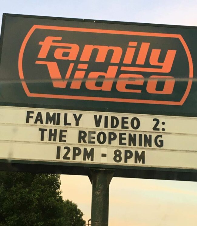 The Family Video in my city is down for a sequel