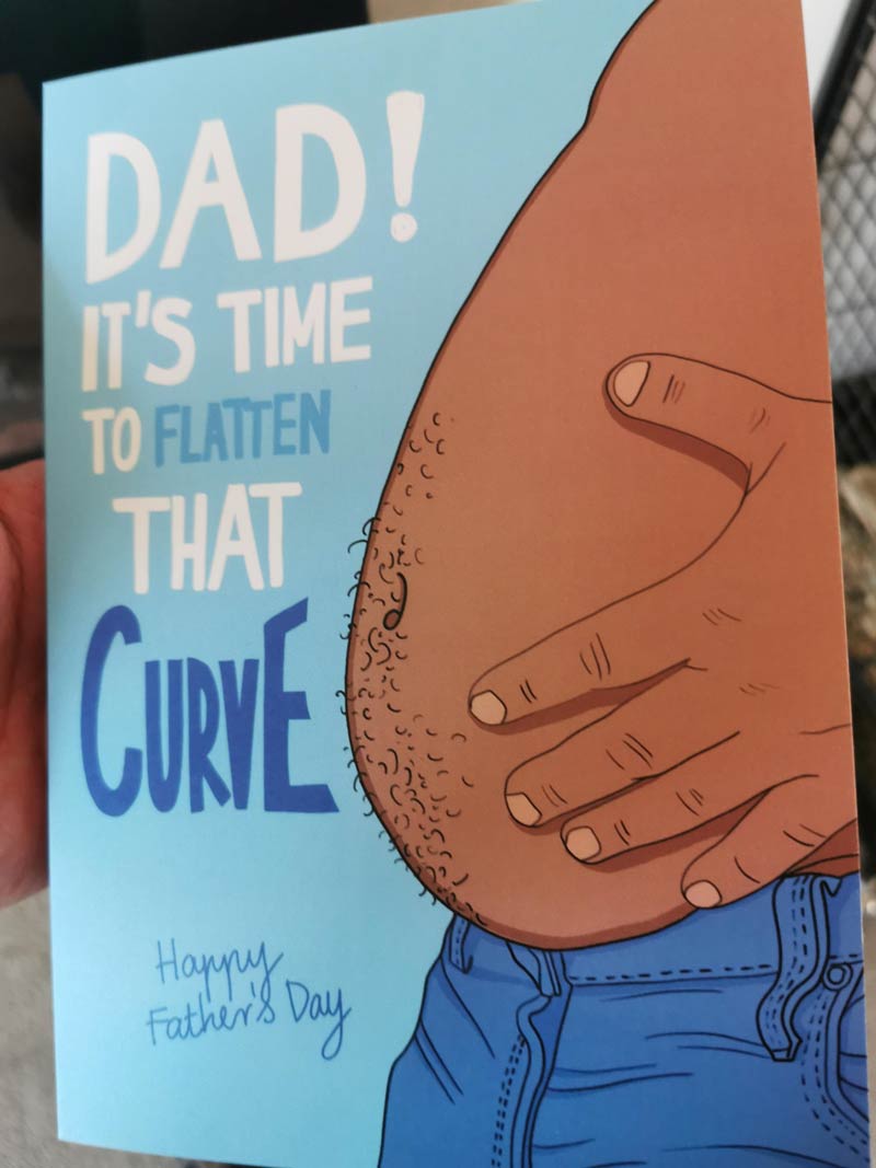 My topical father's Day card