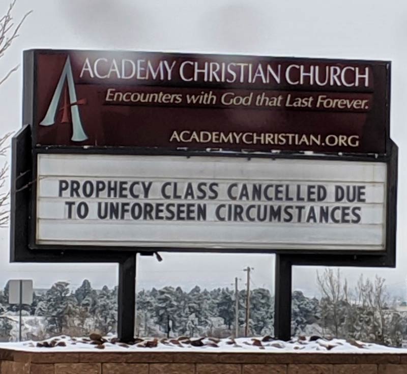 Prophecy Class Cancelled