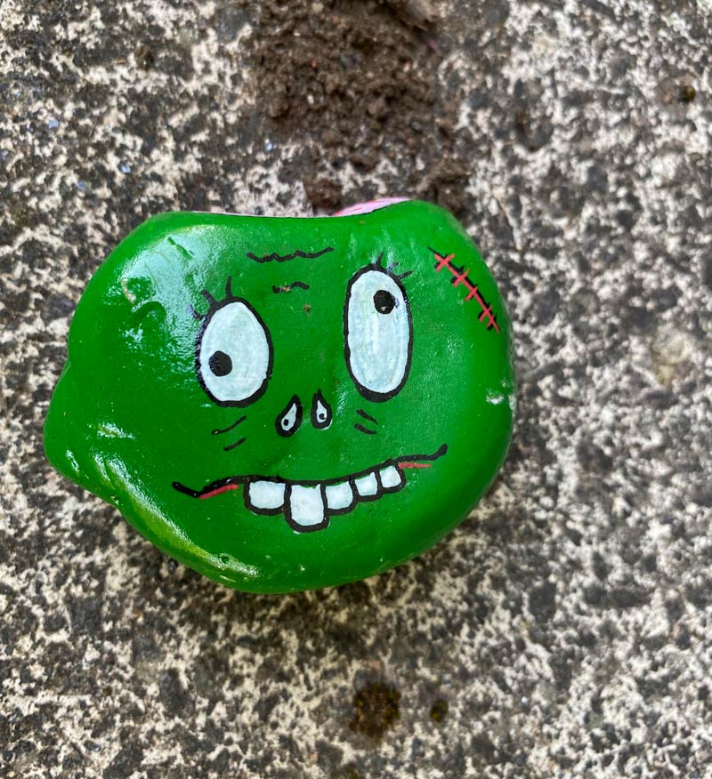 Someone keeps leaving stones like this around my village, I love them with a passion