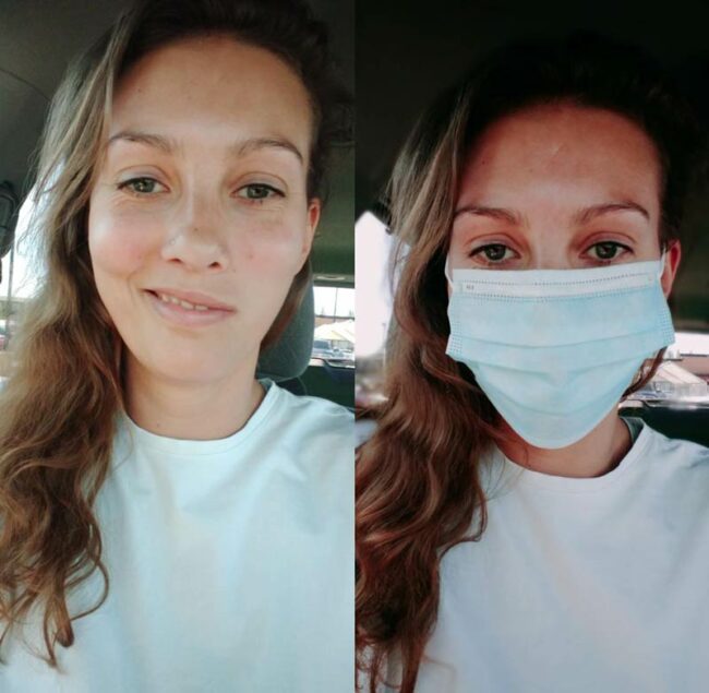 Grateful for masks today.. Post dental appointment left me a little two faced