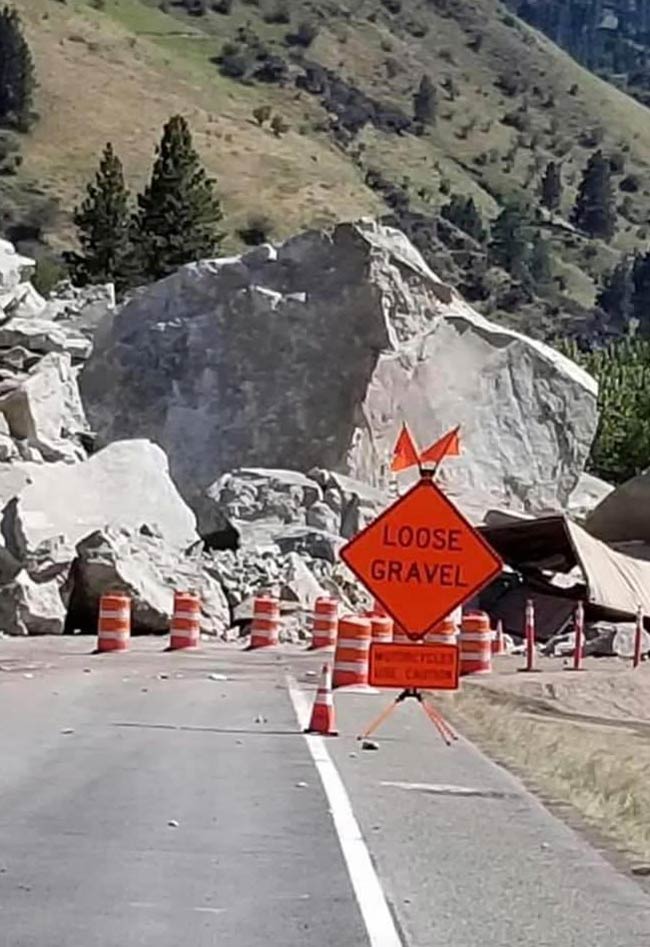 Caution: Loose Gravel