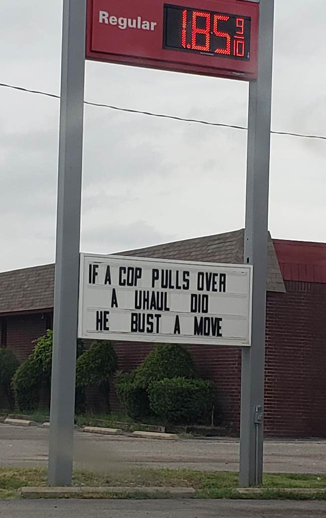 If a cop pulls over a U-Haul..
