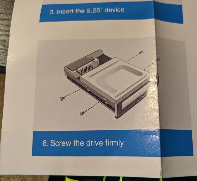 Installing my Blu-Ray drive. Be gentle, yet firm