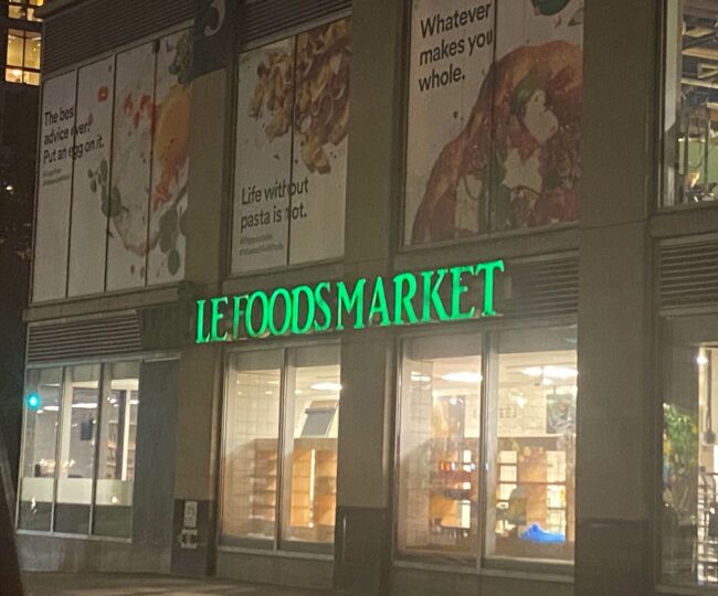 I'm really excited to try this French grocery store that just opened on my block