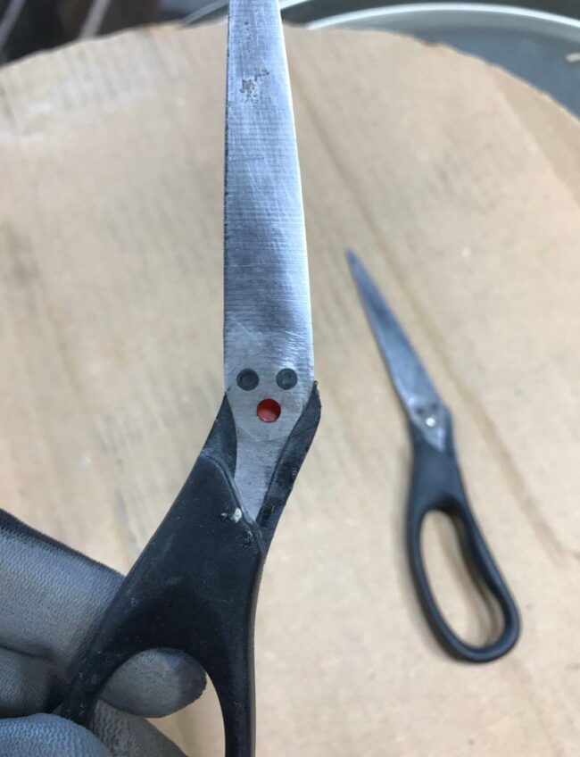 My scissors broke. They were just as surprised as I was