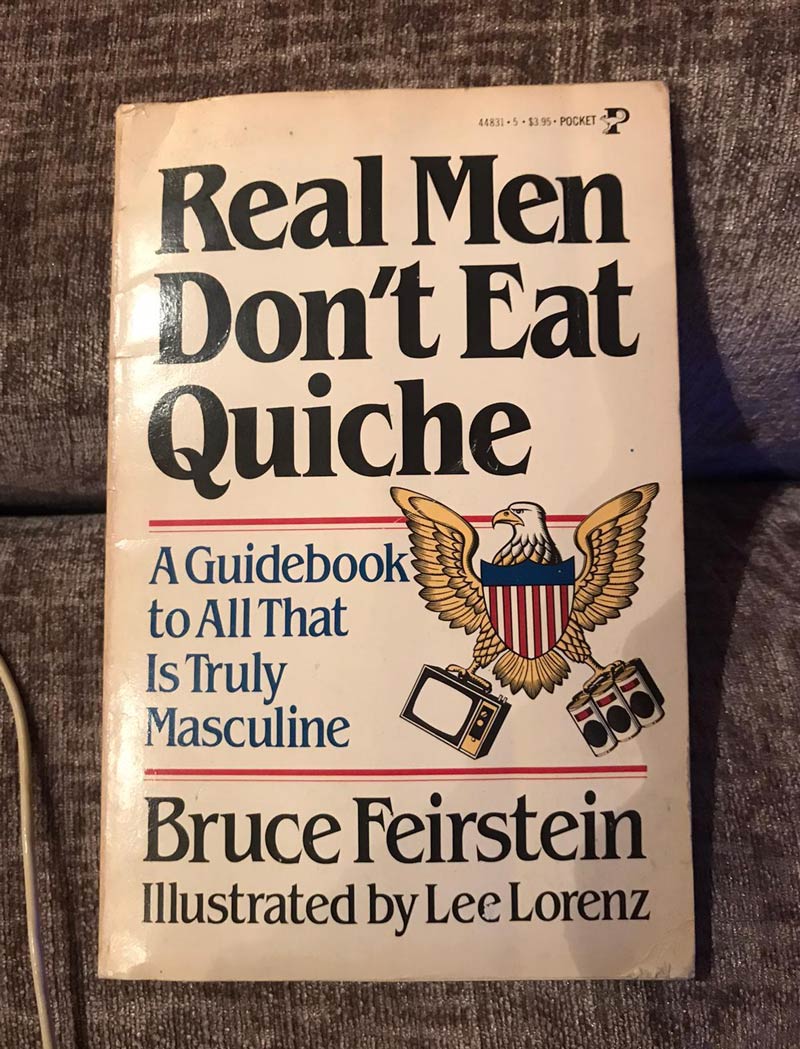 Girlfriend bought me this, not sure how to feel as I love quiche