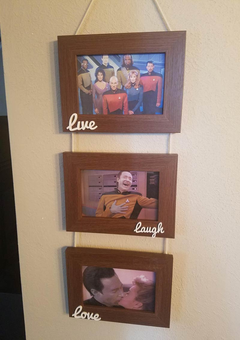 My girlfriend wasn't happy I filled in her new picture frame