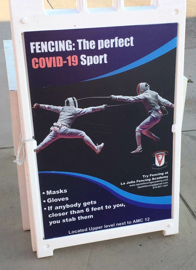 Fencing: The Perfect Covid-19 Sport