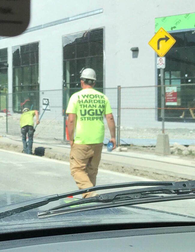 Drove past this hard working guy