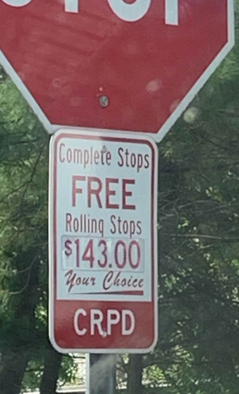 This stop sign add on