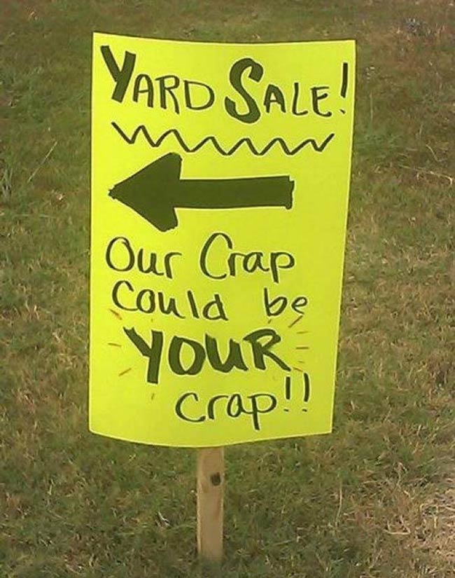 Yard Sale!