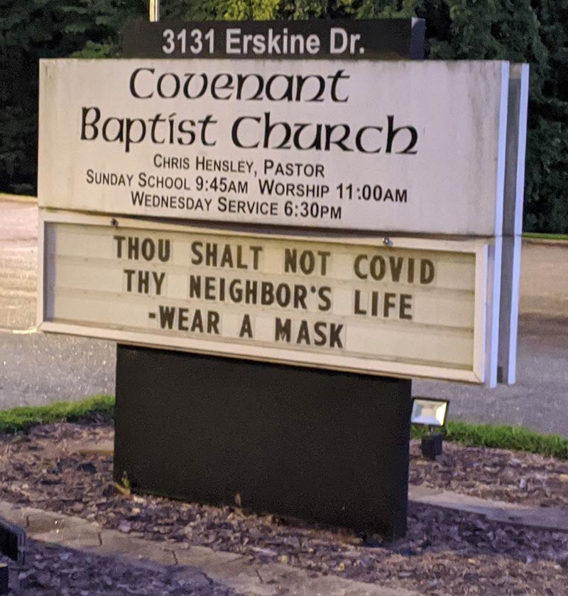 Local church spreading the good word