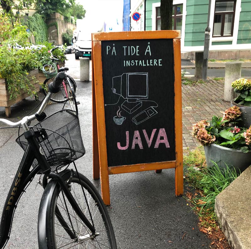 This cafe sign. "It’s time to install.."