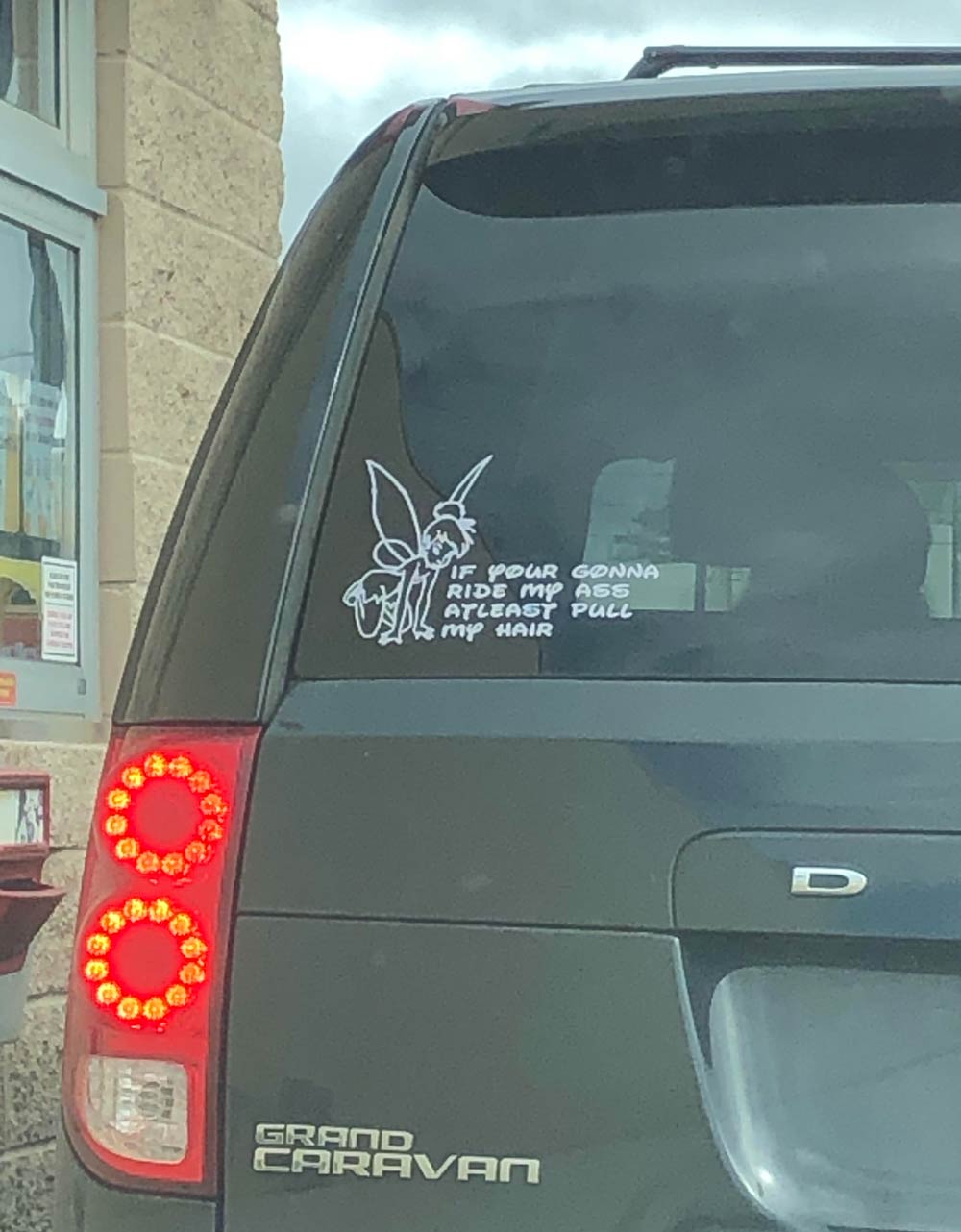 Spotted this classy sticker