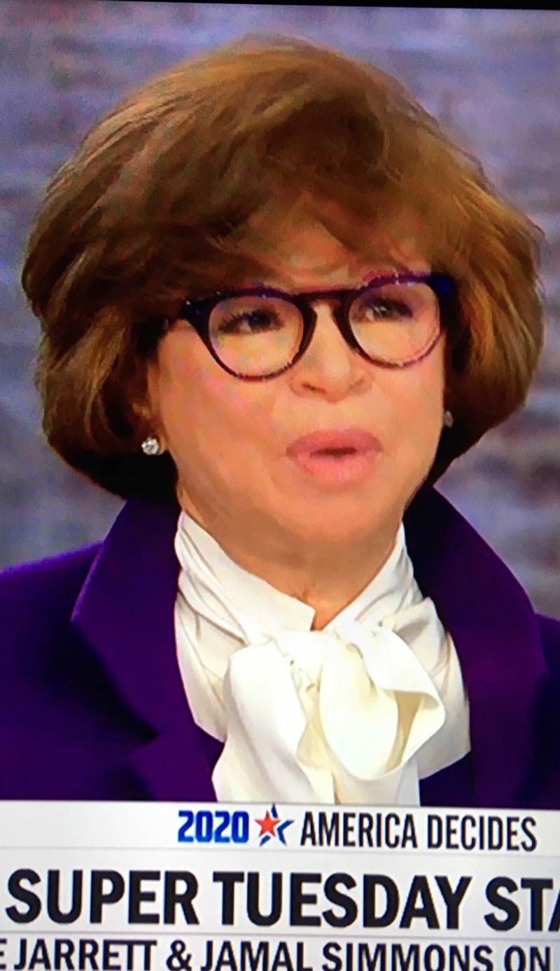 How could this lady on the news have accidentally dressed up like Austin Powers as well as she did?!