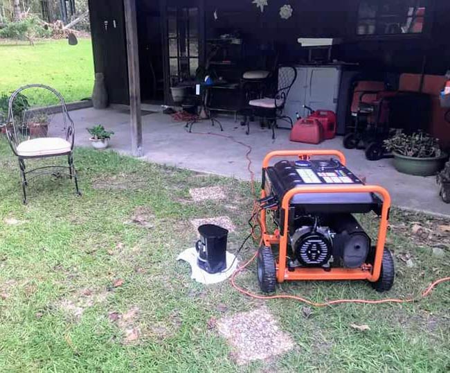 In the aftermath of Hurricane Laura, my grandpa had one thing on his mind when he bought his new generator