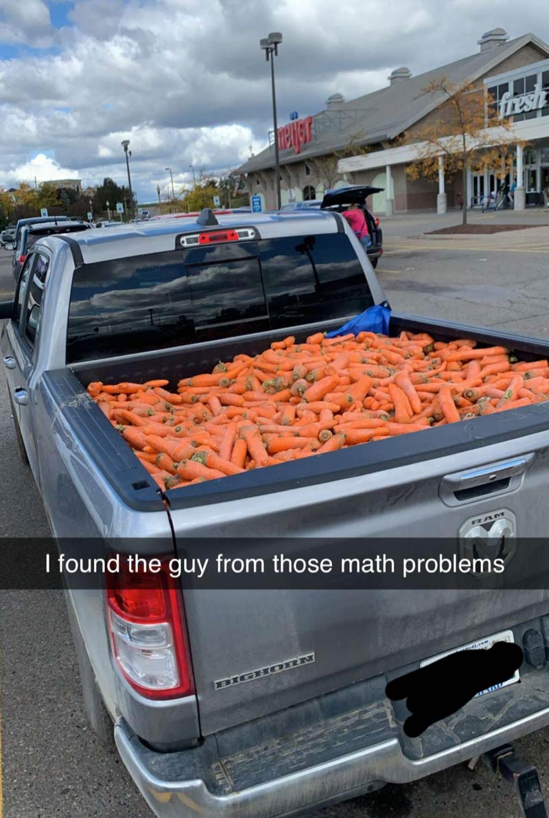 Steve has 1000 carrots and needs to..