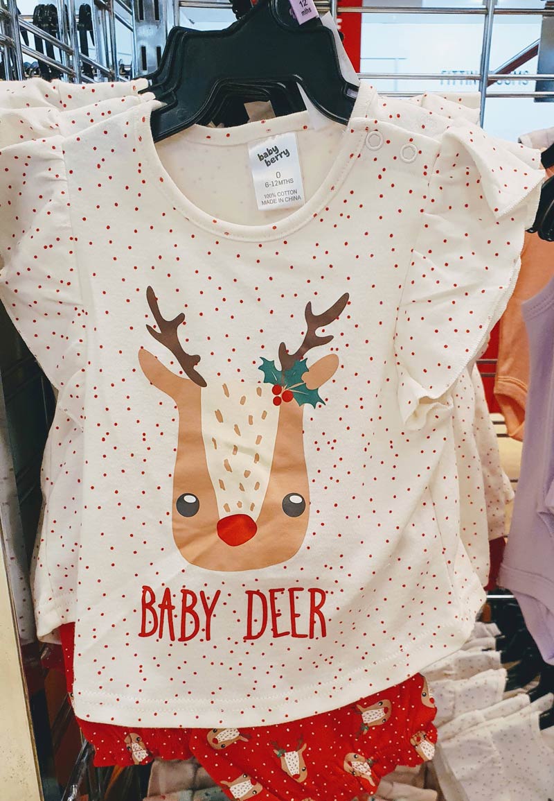 Did a double take at these baby clothes