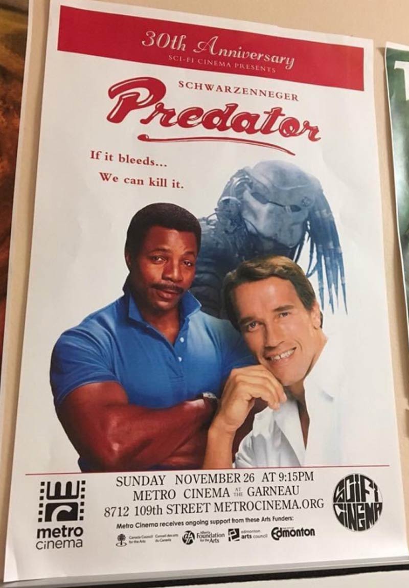 Canada rebranding a violent Schwarzenegger film into a buddy movie