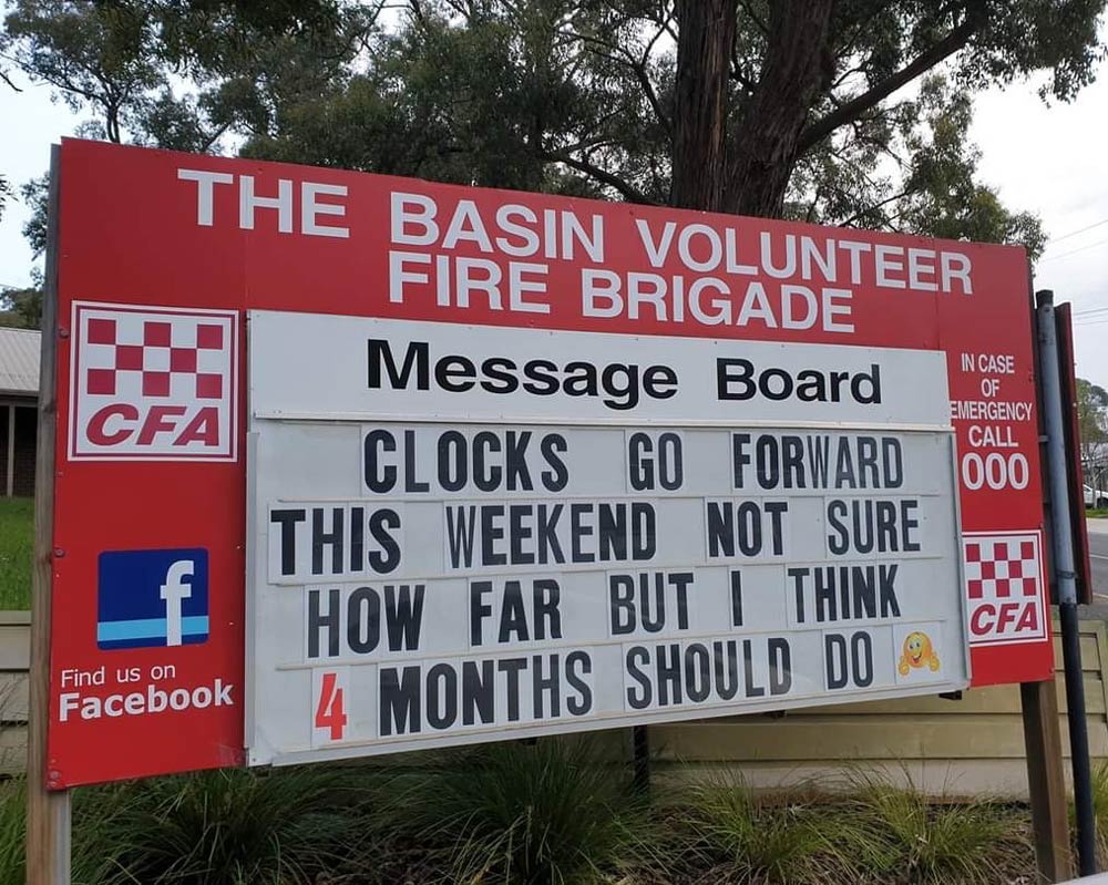 Clocks go forward this weekend in Australia