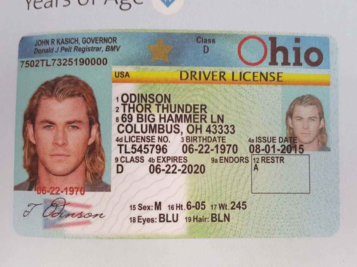 I had driver training this morning. In the manual, I learned that Thor is from Columbus, Ohio
