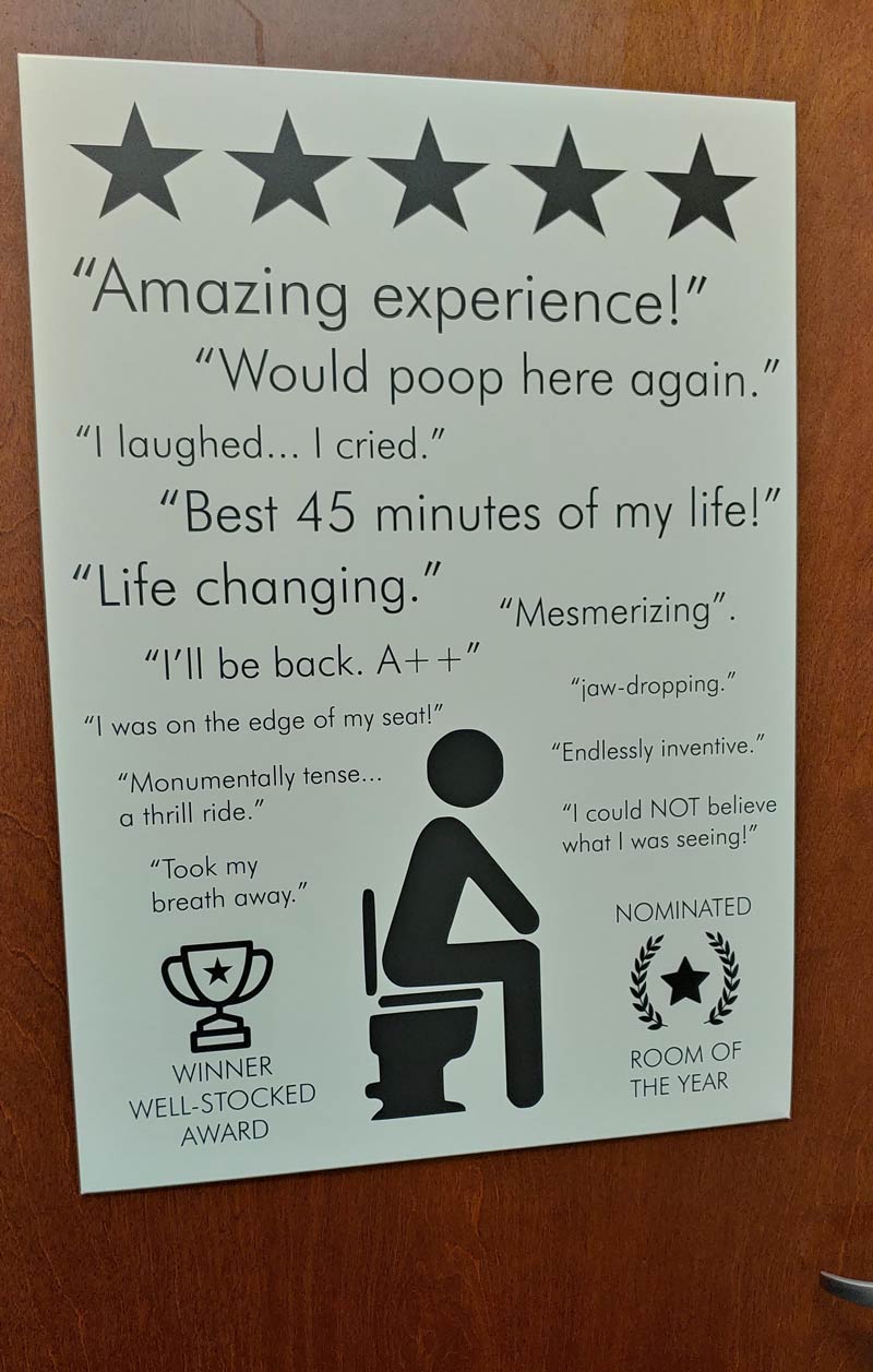 Found this in a bathroom at my doctor's office