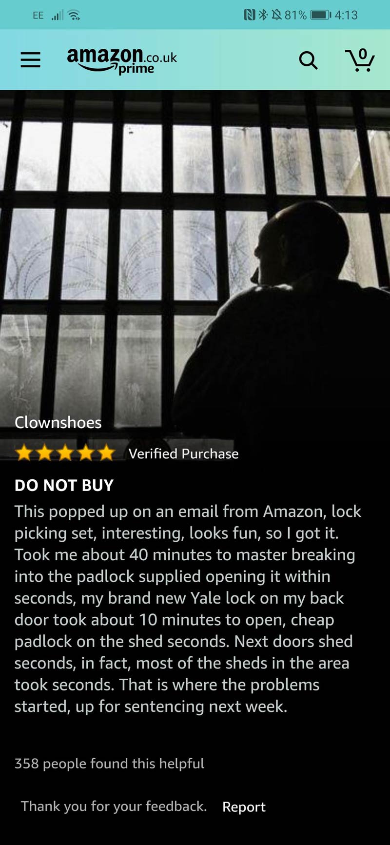 Found this review on amazon for a lock pick