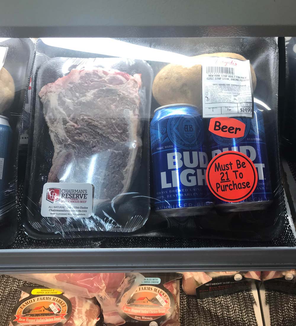 My local grocery store sells a “Bachelor special”